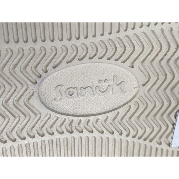 Sanuk Men's 9 Cozy Vibe Low Sugar Mat Slipper Stone Gray Canvas Shoes 1124251 - Picture 9 of 16